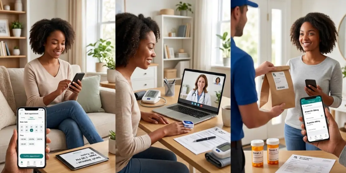 Process of Telemedicine Appointment Working
